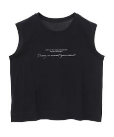 Green Parks ノースリーブ筆記体ロゴプルオーバー