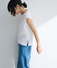 Green Parks ノースリーブ筆記体ロゴプルオーバー