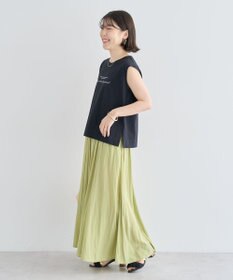 Green Parks ノースリーブ筆記体ロゴプルオーバー