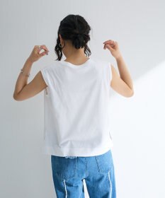 Green Parks ノースリーブ筆記体ロゴプルオーバー