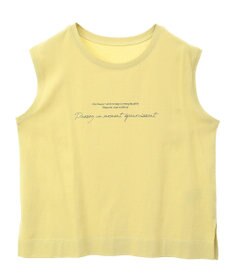 Green Parks ノースリーブ筆記体ロゴプルオーバー