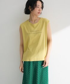 Green Parks ノースリーブ筆記体ロゴプルオーバー