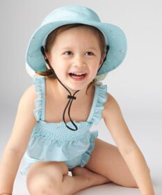 OP／FILA 【marie claire ENFANTS】シャーリングセパレート水着