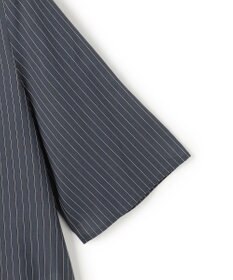 23区 【先行予約】ドライシアーストライプ フロントタック ブラウス