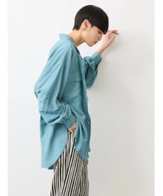 AMERICAN HOLIC 接触冷感Ｗポケット袖タックシャツチュニック