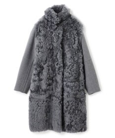 BEIGE， DANDEL / ミドル丈ムートンコート