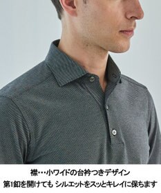 GOTAIRIKU あのBIZポロが 長袖に【仕事で着られる】キレイめ 鹿の子 ビズポロシャツ_ロング