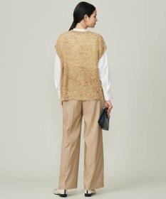 自由区 S ファンシーラメスラリット ニット