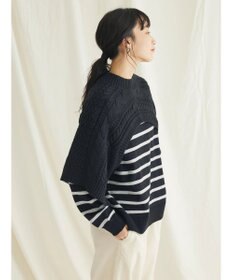 CRAFT STANDARD BOUTIQUE ２ＷＡＹケーブルニットベスト