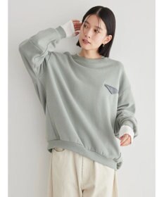 AMERICAN HOLIC ポケット付きバックドレープ裏毛プルオーバー