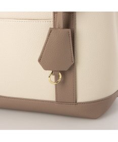 UNBILLION 【テレビ ドラマ着用アイテム】cachecache ショルダー付きパーテーション合成皮革トート