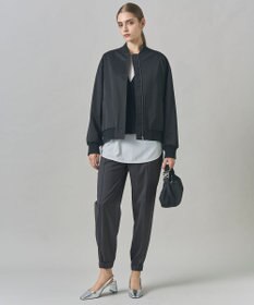 ICB 【洗える】 マットサテン MA-1ブルゾン