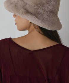 GRACE CONTINENTAL フロッキーオーバーカットトップ