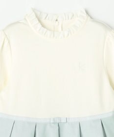 組曲 KIDS 【110-140㎝】 フラワーアーチワンピース＆ボレロジャケットセット