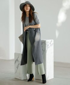 23区 【アンサンブル対応】サステナブルウール 半袖 ニット