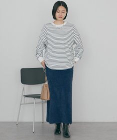 AMERICAN HOLIC ソフトタッチボーダープルオーバー