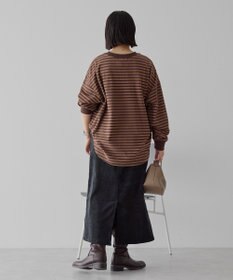 AMERICAN HOLIC ソフトタッチボーダープルオーバー