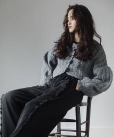 Green Parks ■ＥＳＣＡＲ　センターフリルワイドパンツ