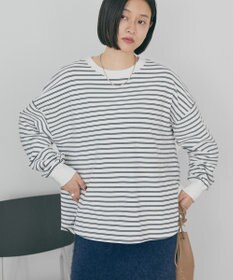 AMERICAN HOLIC ソフトタッチボーダープルオーバー