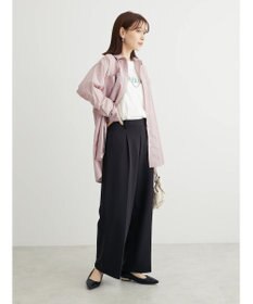 Green Parks 胸元ポケットイージーケアストライプシャツ