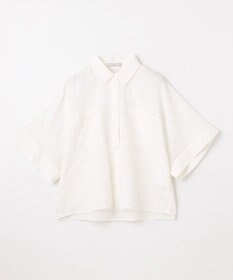 ANY 【手洗い可】コットンリネンブラウス