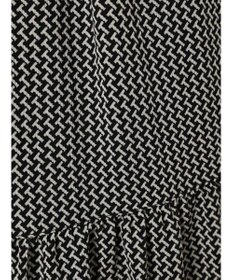 AMERICAN HOLIC 幾何学柄裾ティアードスカート