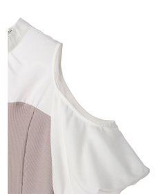 earth music&ecology オープンショルダードッキングプルオーバー