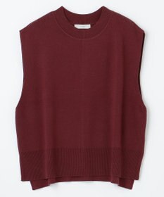 ANY 【洗濯機可】スリットニットベスト