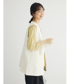 Green Parks 袖チュールドッキングプルオーバー