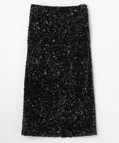 NAVE 【Nave・洗える】スパンコール スカート