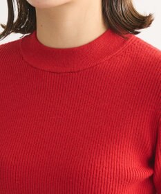 Green Parks もちやわ　袖口釦リブニットプルオーバー