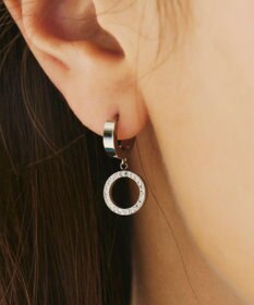 Tiaclasse 【金属アレルギー対応】 ハングサークルピアス