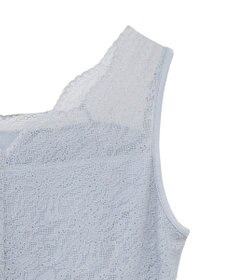 earth music&ecology 接触冷感２ｗａｙレースタンクトップ