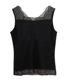 earth music&ecology 接触冷感２ｗａｙレースタンクトップ