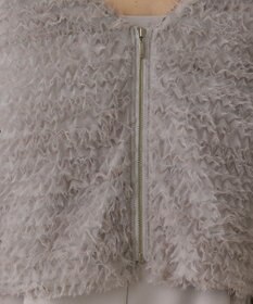 GRACE CONTINENTAL フラワーチュール刺繍ブルゾン