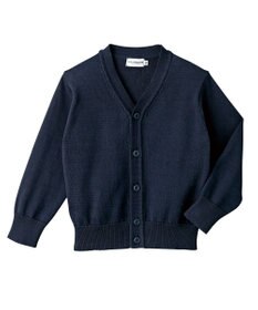 MIKI HOUSE HOT BISCUITS 【90-130cm】綿ニットVネックカーディガン(男の子用)