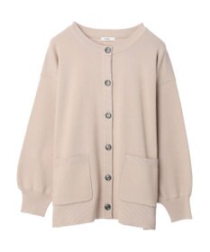 earth music&ecology クルーネックミドル丈カーディガン