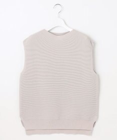 自由区 L 【WEB限定・洗える】コットンストレッチホールガーメントニット ベスト