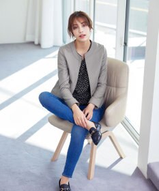 Tiaclasse 【洗える】柄プリントブラウス