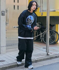 WEGO 【ユニセックス着用ITEM/MLサイズ展開】別注NEW　JACKジャガードニットプルオーバー