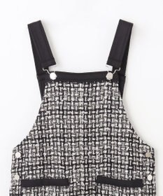 GRACE CONTINENTAL ミディツイードジャンパースカート