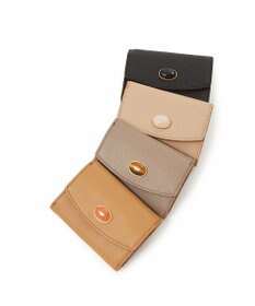 TOPKAPI 【TOPKAPI】gemdrops ジェムドロップ ミニエンボスレザー 天然石 三つ折り 財布