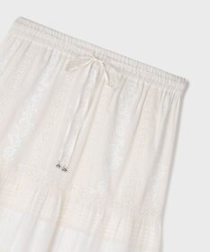 GRACE CONTINENTAL ピンタックティアードスカート