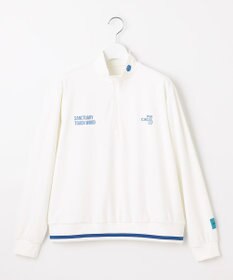 PW CIRCULUS 【吸水速乾 / UV遮蔽率99.5% UVカット / ストレッチ】【WOMEN】ハーフジップロングスリーブモックネックT ゴルフウェア レディース