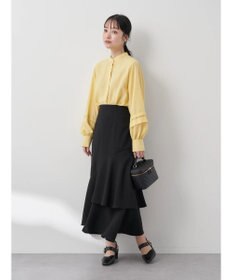 earth music&ecology アシンメトリーイレヘムスカート