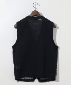 JOSEPH ABBOUD 【イタリア糸使用/清涼感/軽い/洗える/サスティナブル】スラブギマ ニット ベスト