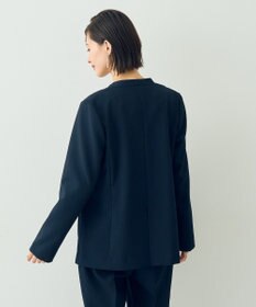 YECCA VECCA ストレッチノーカラージャケット