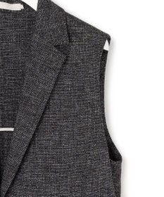 ICB L ミックスブッチャー バックスリットジレ