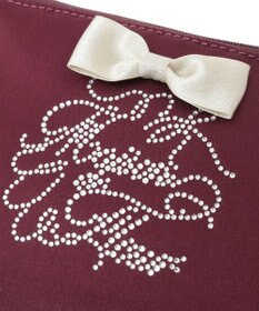 Maison de FLEUR シャイニーリボンティッシュケース