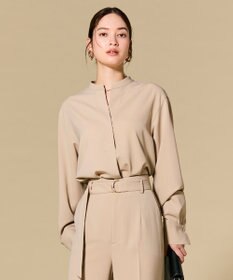 BEIGE， 【セットアップ対応】SPHENE / スタンドカラープルオーバーブラウス Beige